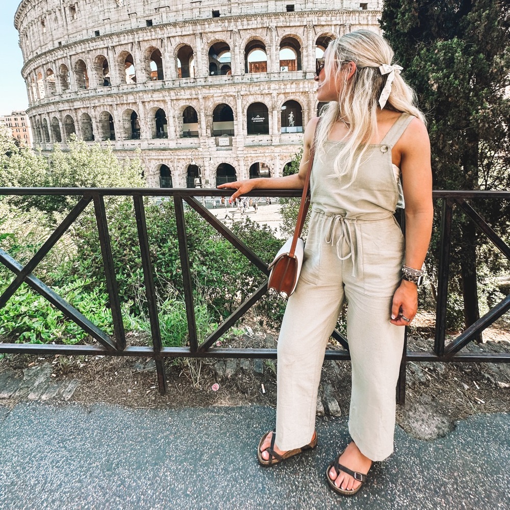 Lulu’s Sage Drawstring Jumpsuit - image 1